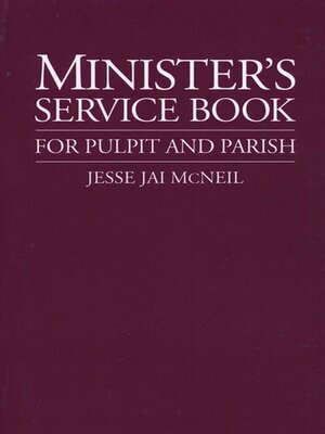 cover image of Minister's Service Book